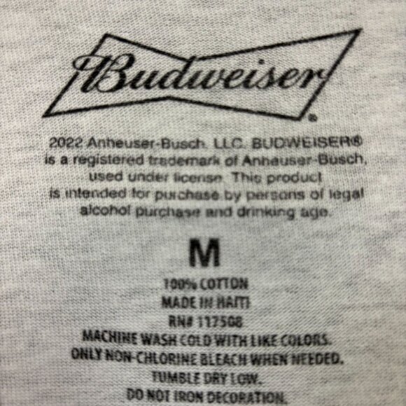 Budweiser Motorcycle T-shirt size medium - Picture 4 of 4